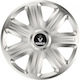 Car Wheel Hubcaps Versaco Comfort 16" Silver 3d Metal Logo Renault 4 Pieces
