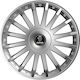 Car Wheel Hubcaps Versaco Luxury Silver 14" 3d ...