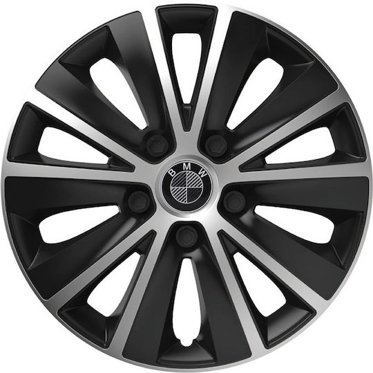 Тасии Трохове Автомобилни Rapide Хромирани Черни 13" Сигма 3d Метална Bmw Карбон 4 Броя