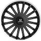 Car Wheel Hubcaps Versaco 15" Crystal So Black ...