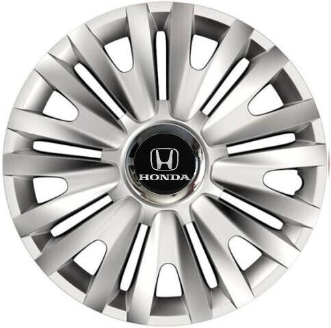 Car Wheel Hubcaps Versaco Royal Rc 13" 3d Metal Logo Honda 4 Pieces