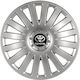 Auto Radkappen Versaco Intelligent Silber 13" Kompatibilität 3d Metallisch Toyota 4 Stücke