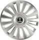 Car Wheel Hubcaps Versaco Luxury Silver 14" 3d ...