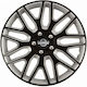 Тасии Трохове Автомобилни Versaco Dakar Nc Черно Сребристо 14" Знак 3d Метален Nissan 4 Броя