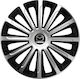 Тасии Трохове Автомобилни Versaco Trend Черно Хром 13" Знак 3d Метален Mazda 4 Броя