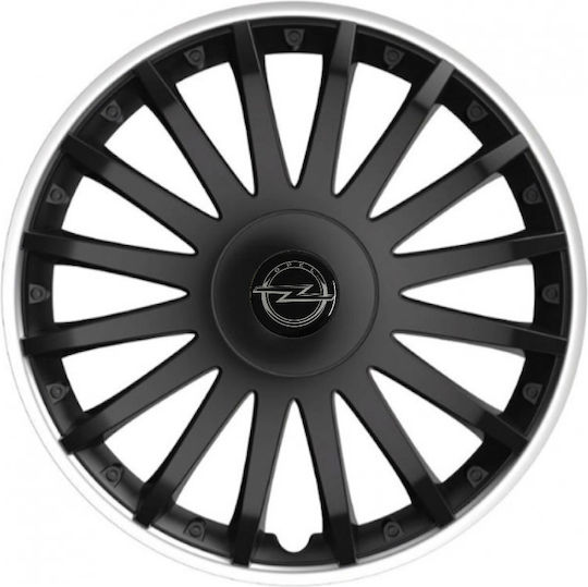 Тасии Трохове Автомобилни Versaco 15" Crystal So Черни Cbx Сигма 3d Метална Opel 4 Броя