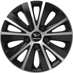 Car Wheel Hubcaps Versaco Rapide Black Chrome 1...