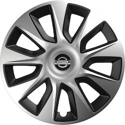 Car Wheel Hubcaps Versaco Stratos Chrome Black ...