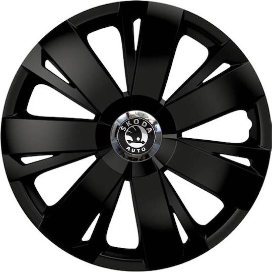 Тасии Тротини Автомобилни Versaco Energy Cbx 15" Черно Сигнал 3d Метално Skoda 4 Броя
