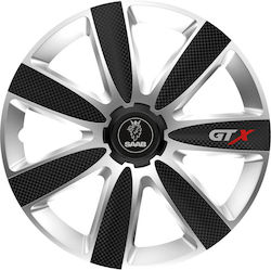 Versaco Gtx Τάσια 14" με Σήμα Saab 4τμχ