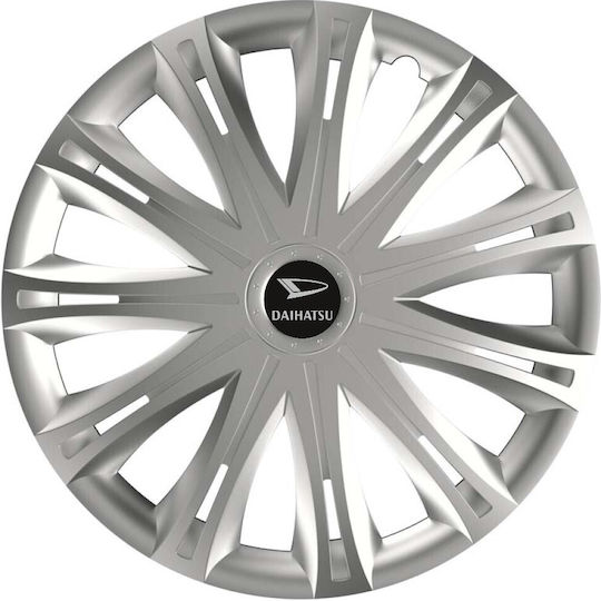 Тасии За Коли Versaco 14" Spark Cbx С 3d Метален Емблема Daihatsu 4 Броя