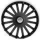 Car Wheel Hubcaps Versaco 15" Crystal So Black ...