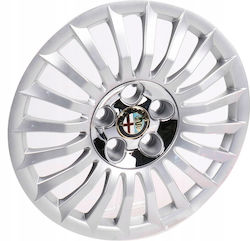 Genuine Car Wheel Hubcap 16" Rim Alfa Romeo Giulietta 2010 Silver 1 Piece Genuine Car Wheel Hubcap 16" Rim Alfa Romeo Giulietta 2010 Silver 1 Piece