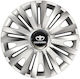 Car Wheel Hubcaps Versaco Royal Rc 14" 3d Metal Logo Daewoo 4 Pieces