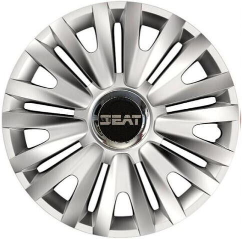 Car Wheel Hubcaps Versaco Royal Rc 13" 3d Metal Logo Seat 4 Pieces