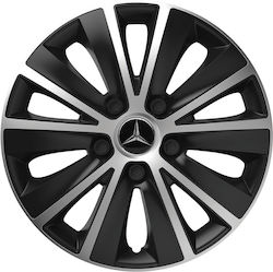 Versaco Rapide Τάσια 16" με Σήμα Mercedes Benz 4τμχ Versaco Rapide Τάσια 16" με Σήμα Mercedes Benz 4τμχ