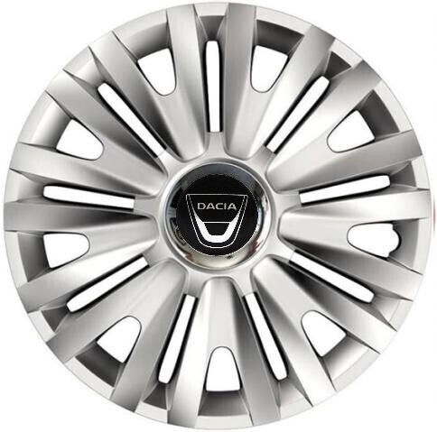 Тасии За Коли Versaco Royal Rc 15" 3d Метален Емблема Dacia 4 Броя