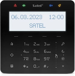 Satel Πληκτρολόγιο Συναγερμού Αφής σε Λευκό Χρώμα INT-KSG2R-B