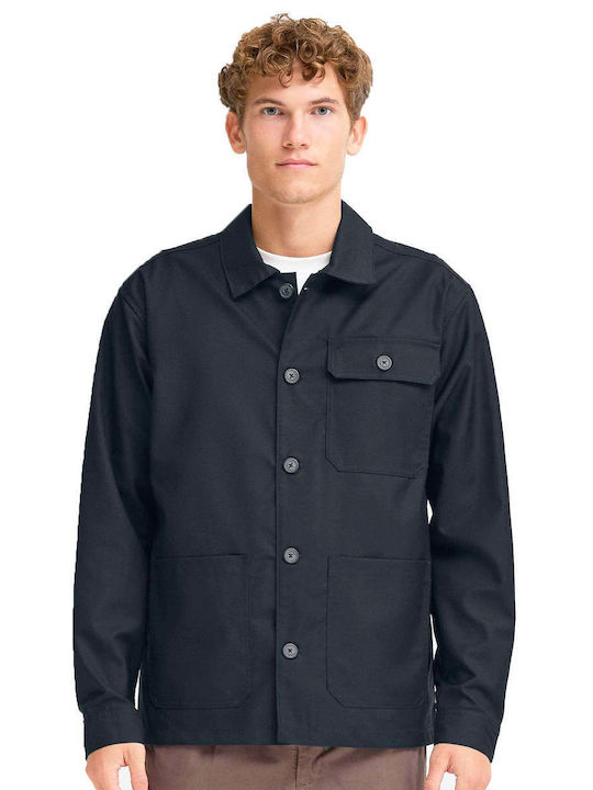 Long Sleeve Denim Shirt in Regular Fit Blue