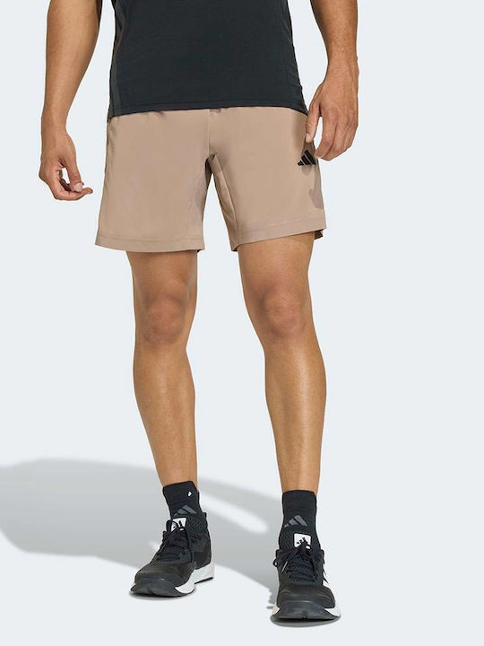 adidas Sho Αθλητική Ανδρική Βερμούδα Καφέ