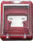 Detnov Junction Box Outdoor Placement Waterproof IP66 in Red Colour