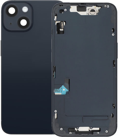 Clappio Complete Chassis Iphone 14 Rear Glass Camera Lenses Black
