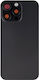 Apple Iphone 15 Pro Max Back Glass Nfc Enlarged Camera Frame Black Titanium Compatible