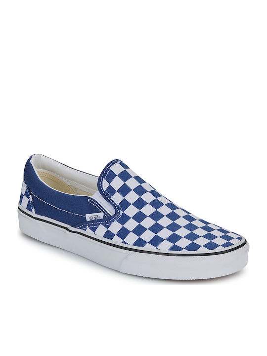 Vans Checkerboard Men's Slip-Ons Blue