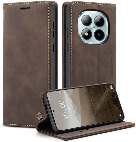 Caseme 013 Retro Θήκη Βιβλίο Coffee Xiaomi Redmi Note 15 Pro Plus 5g/poco M8 Pro 5g