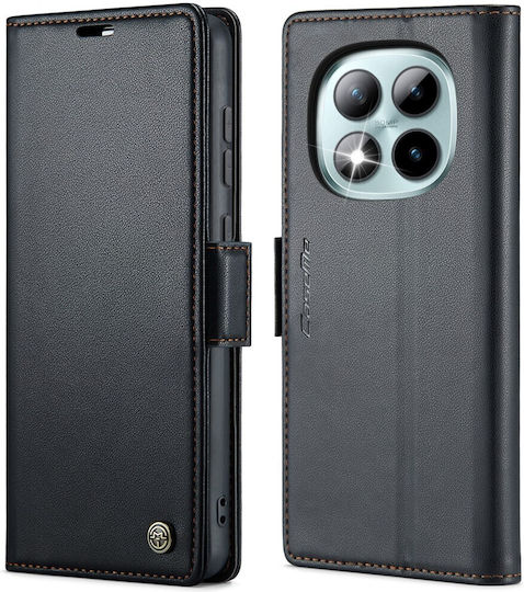Caseme 023 Luminus Θήκη Πορτοφόλι Black Xiaomi Redmi Note 15 Pro Plus 5g/poco M8 Pro 5g