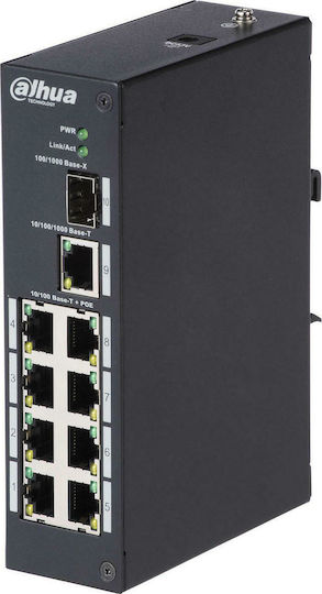 Dahua PFS3110-8ET-96 v2 Неуправляем L2 Суич с 8 Ethernet порта