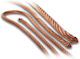 Flexible Stranded Copper Grounding Conductor Circular Cross Section "Cord" Diameter Ø 3mm 4 mm² Strand Diameter 0.07 mm 40 Amp 5 Meters 200g