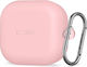 Tech-protect Silicone Hook Samsung Galaxy Buds 4 4 Pro Dusty Pink 5906302392896