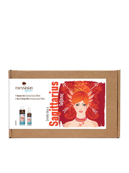Messinian Spa Zodiac Collection Hautpflege-Set für Körperreinigung Schütze 2 Stück