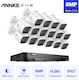 Annke Surveillance System 16 Cameras CCTV 8MP