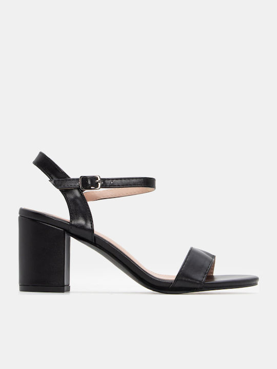 Luigi Black Sandals