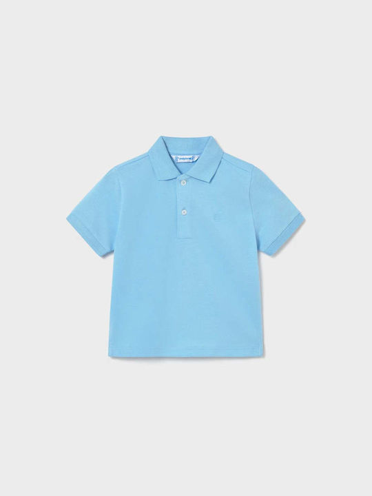 Mayoral Kinderoberteile Polo Kurzärmelig Hellblau