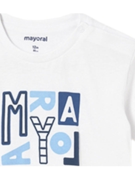 Mayoral Παιδική Μπλούζα Κοντομάνικη Λευκή