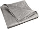 Pânză Impermeabilă Universală 3x5 M 100g/m² Densitate Inele Metalice De Fixare Culoare Argintie