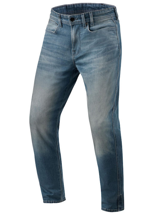 Rev'IT Keegan Tapered Καλοκαιρινό Ανδρικό Παντελόνι Μηχανής Blue Vintage