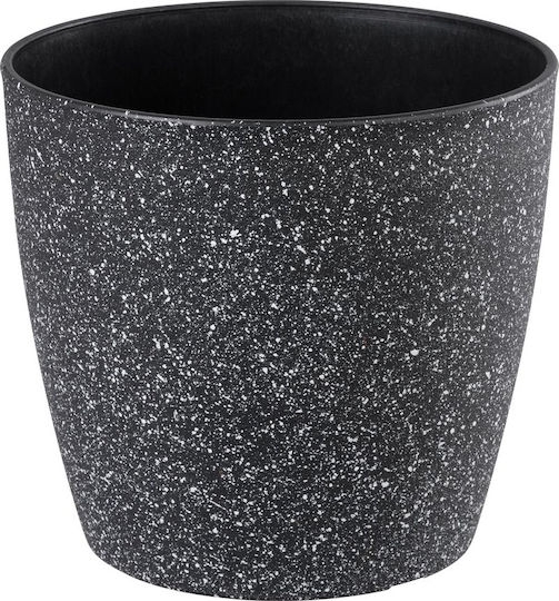 SGTT Kunststoff Blumentopf Schwarz