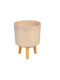 SGTT Ghiveci De Flori Din Plastic Bej 37x37cm