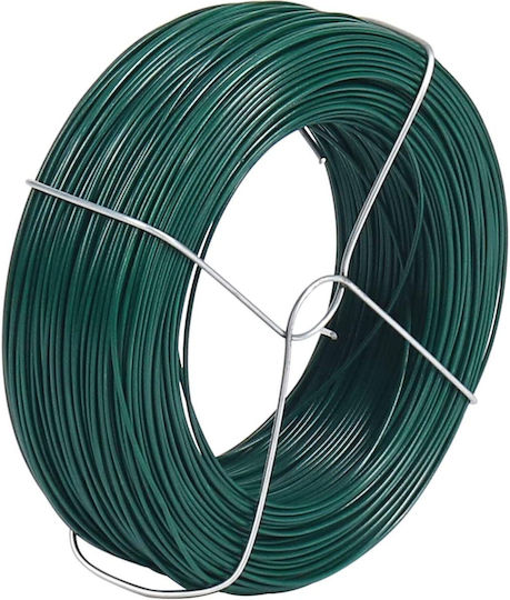 Green Wire Tying In Garden 1.2mm X 50m Pvc Coated