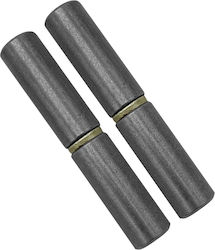 Set 2 Weldable Hinges Steel 18x90 Mm