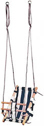 SGTT Aufhängen Hölzernes Kinder Schaukel 36x24x45cm Blau