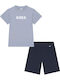 Kids Set with Shorts Summer 2pcs Light Blue
