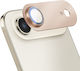 Avizar Full Camera Protection Iphone Air Aluminum Frame Tempered Glass Gold