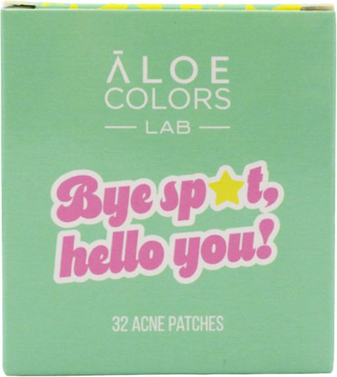 Aloe Colors Patches für das Gesicht gegen Pickel mit Centella Asiatica 32 Stück