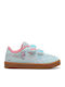 Club Ii Era Kids Sneakers Anatomic with Hoop & Loop Closure Light Blue