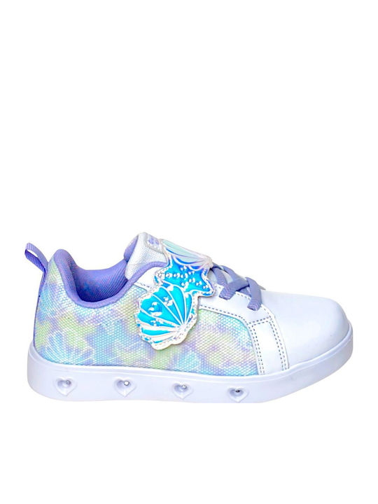 Παιδικά Sneakers με Σκρατς Λευκά